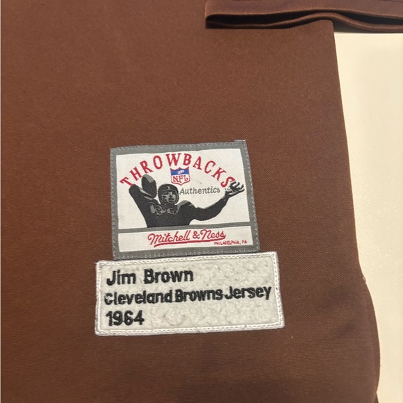 Vintage Mitchell & Ness Jim brown (Cleveland browns jersey) - Picture 7 of 7